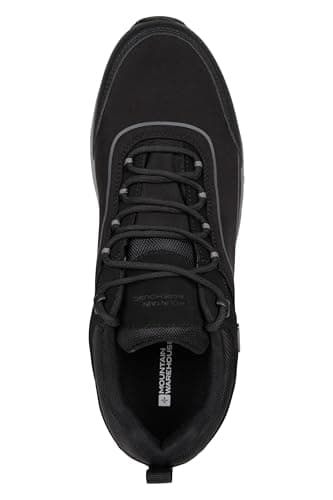 Mountain Warehouse Ramble Softshell Mens Waterproof Shoes - IsoDry Sneakers with High Traction Outsole & EVA Cushioning - All Season Walking, Hiking, Outdoors & Trekking Charcoal 9 — view 4