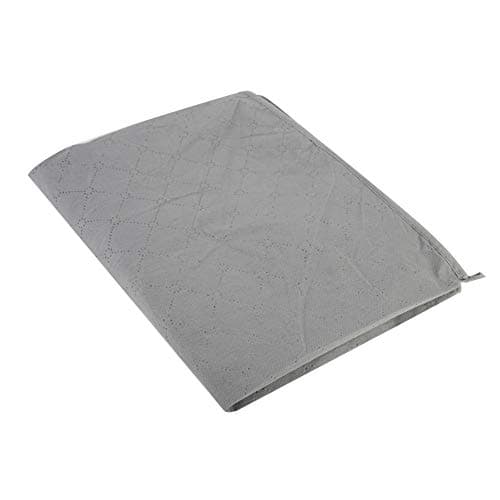 Aramox Foldable Carbon Fibre Storage Bag Zipper Durable Large for Clothes, Linen, Blankets Grey — view 3