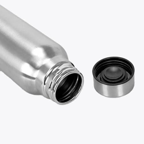 Wakuuea 1L Water Bottle Stainless Steel, Large Metal Bottle — view 6