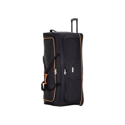 Skylark 36" XL Extra Large Suitcase Lightweight Wheeled Duffle Bag Holdall Luggage Travel Bag 3kg 155L Black