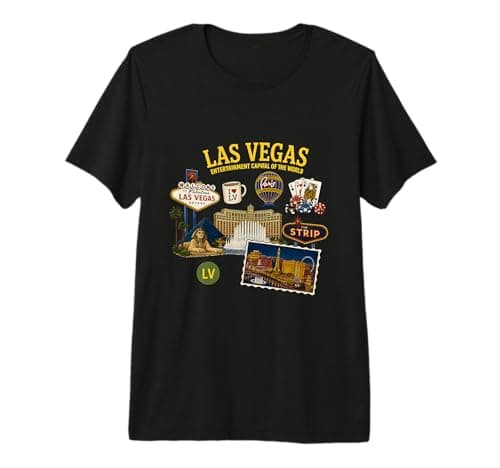 Las Vegas Entertainment Fun Travel Adventure Premium T-Shirt