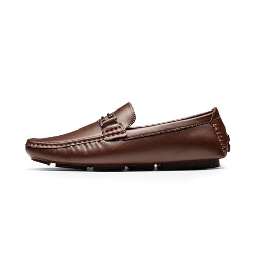 Bruno Marc Men's Loafers Slip-on Shoes,Size 11,Brown,HUGH-01 — view 3