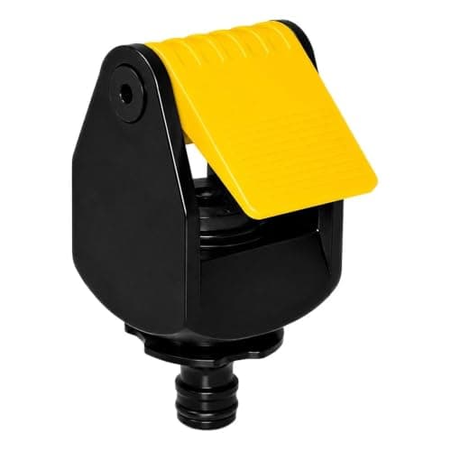 Beach Stone Universal Tap Connector Adapter Mixer Kitchen Garden Hose Pipe Joiner Fitting Kitchen tap Adaptor to Link Garden/Outdoor Hose with Universal Hose Connector to Angled Kitchen tap (Yellow)