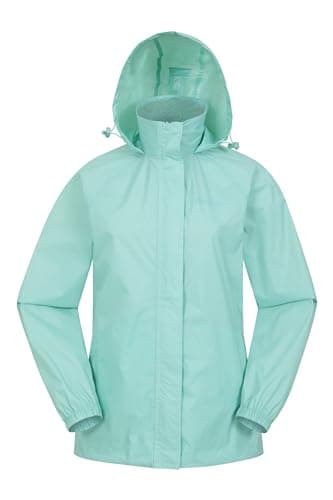Mountain Warehouse Pakka Womens Waterproof Rain Jacket Mint - U 12