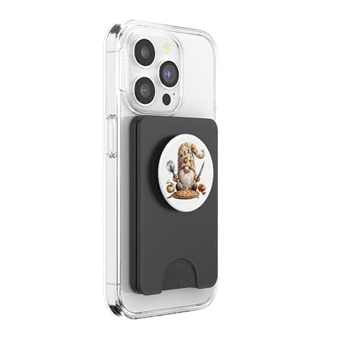 Pizza Gnome Grandpa For Pizza Lovers Funny Italy Travel PopSockets PopWallet for MagSafe — view 4