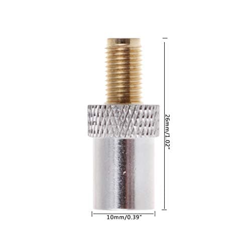KSTZGTA SMA Female to IEC Male Plug Coaxial Adapter RF Connector Nickel Plated Antenne Fm, Silver — view 6