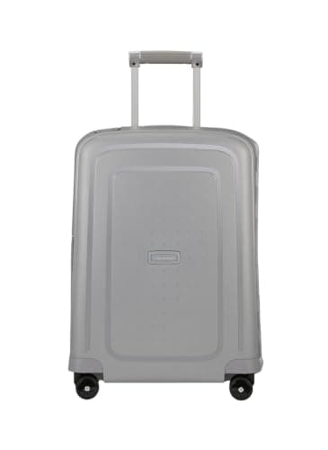 Samsonite S'Cure - Spinner S, Hand Luggage, S (55 cm), 34 L, Silver (Silver)