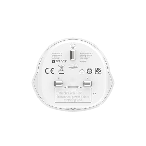 SKROSS 1500220 Country Travel Adapter - World to UK - White — view 3