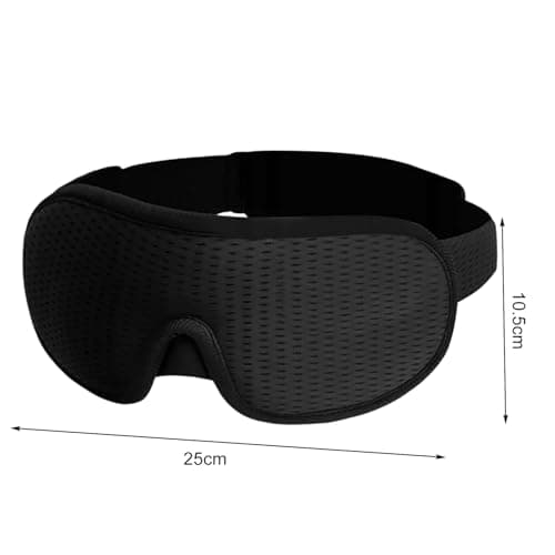 liuchanghe 100% Blackout Sleep Masks for Women & Men, Zero Eye Pressure Eye Mask for Sleeping, 3D Ultra Soft & Comfortable Blindfold for Sleep/Travel -EarPlugs Included — view 5