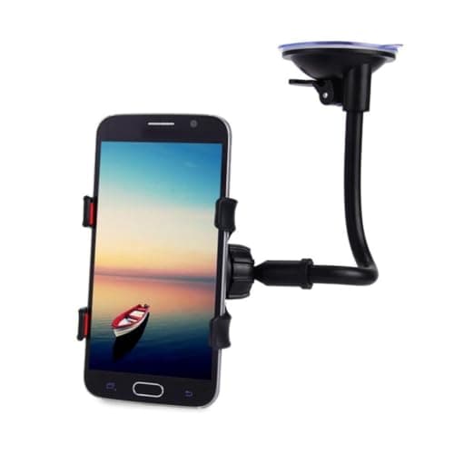 Housoutil Car Phone Holder Suction Cup Mount for Smartphone 360-degree Rotating Dash and Windshield Cell Phone Car Mount for Driving
