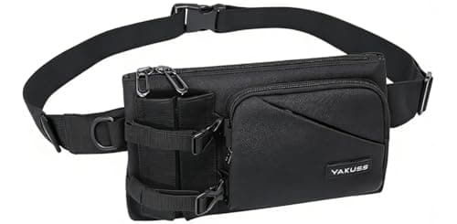 YaKuss Bum Bag for Men, Anti-Theft Waist Bag, Bumbag with Adjustable Belt Crossbody Chest Bag Fanny Pack