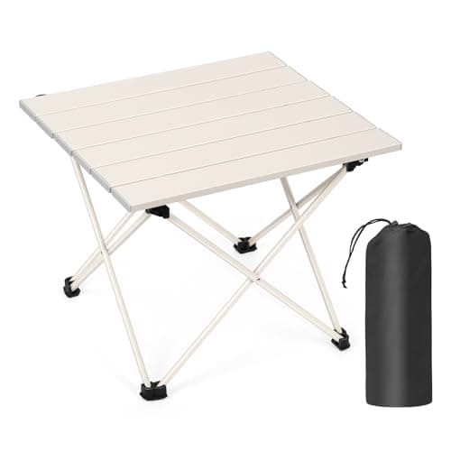 LIANTRAL Portable Camping Table, Light Outdoor Folding Table
