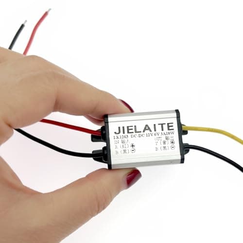JZK 12V to 6V DC step down converter module, 3A 18W DC to DC buck converter, DC-DC voltage reducer regulator, car power voltage converter for truck, boat — view 5