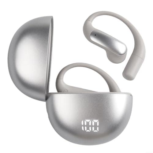 Open Ear Translator Device Ergonomic Hook Design Comfort Fit(Silver)