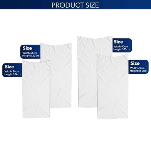 Print Maniacs Personalised Honeymoon Beach Towel Hubby and Wifey Custom Name Microfibre Towel Large Quick Dry Lightweight Travel Towel Holiday Pool Gym Spa Gift — view 2