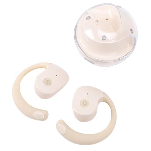 ZJchao Language Translator Earbuds Real Time Translation, 144-Language Two-Way AI Translator Earbuds with 5.4 for Travel Business Learning (Beige)