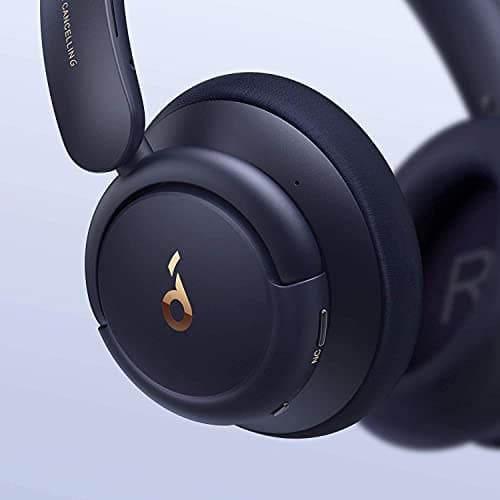 soundcore by Anker Life Q30 Hybrid Active Noise Cancelling Headphones with Multiple Modes, Hi-Res Sound, Custom EQ via App, 40H Playtime,Bluetooth Headphones, Multipoint Connection(Renewed) — view 2