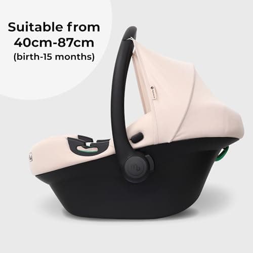 My Babiie MBCS02 i-Size Baby Car Seat - 40-87cm (Birth to 15 Months Approx.), R129, Group 0+, Lightweight Infant Carrier, Large Canopy, Newborn Insert, Adjustable Headrest - Pink Leopard — view 2