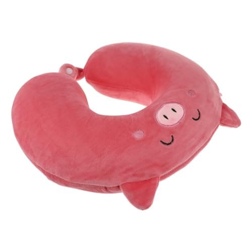 BESTYASH U-shaped Pillow for Travel and Sleeping Neoprene Material Neck Support Pillow Cervical Spine Design for Long Trips