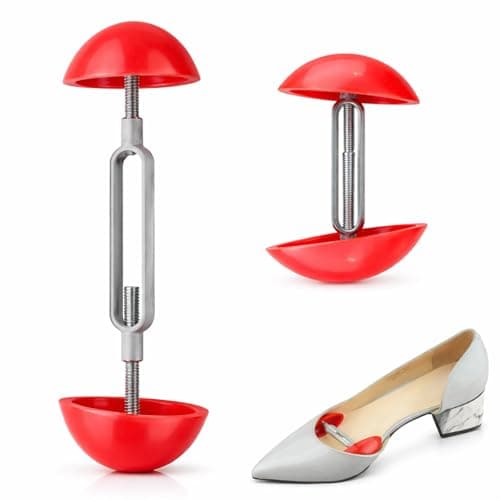YURUIHKAO 2PCS Adjustable Shoe Stretcher for Women, Mini Shoe Width Stretcher for Wide Feet, Portable Shoe Expander for Tight Shoes, Compact Shoe Tree Stretcher for Heels Boots Travel