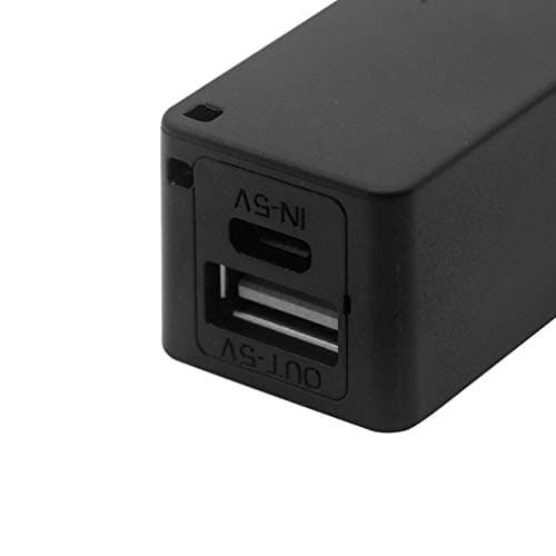 Hailege 5pcs 18650 Battery Case Portable Black USB Power Bank Power Charger Pack Box for 1x18650 Battery — view 5
