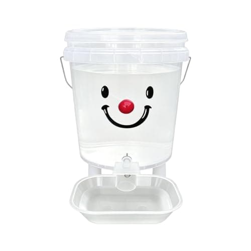 Automatic Dog Water Dispenser - No Power Required 3l 5l Large Capacity Water Tank | Anti-Tipping Leak-Proof Cat Pet Dispenser | Visual Design Waterer Bucket Suitable for Dogs and Cats Safe