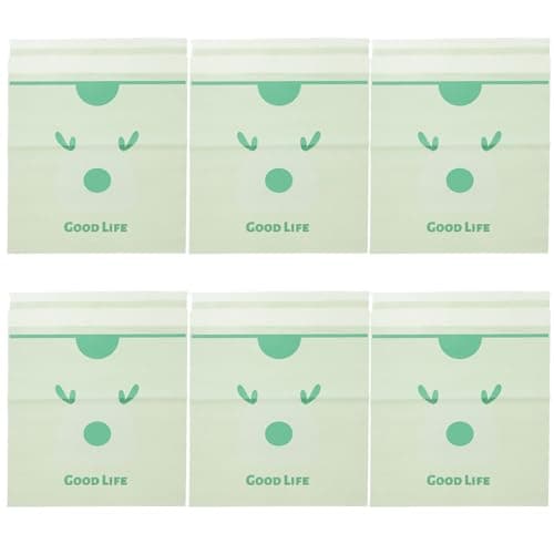 TINEASUR Disposable Storage Pe 10pcs Car Bags Garbage Material Green with Convenient No Trace Adhesive and Car Interior Use for Travel and Motion Sickness