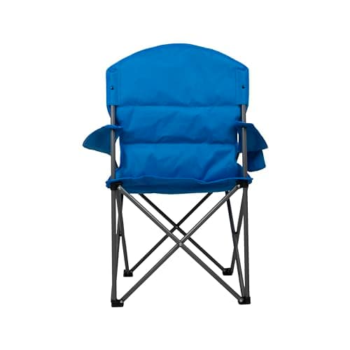 Vango Goliath X-Large Padded Camping Chair for Adults [Amazon Exclusive], Extra Wide Seat with Insulated Drinks Holder, Folding Garden Chair for Outdoors, Fishing, Beach, Blue — view 3