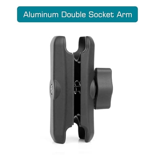 GEPULY Double Socket Medium Arm for 1''25MM Ball Adapter Fits RAM B Size — view 5