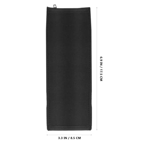 SEWACC 3pcs Neoprene Headband Pads with Zipper for Noise-cancelling Ii Headphones Headbeam Cover Protector Black — view 2
