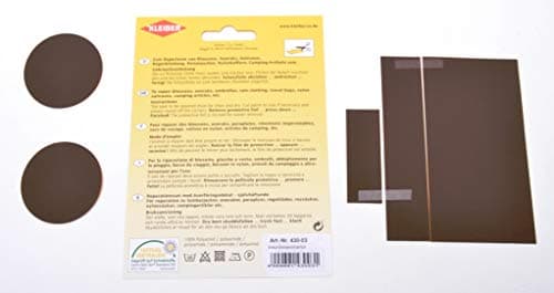 Kleiber 5-Piece Self-Adhesive Nylon Repair Patches, Brown – Instant No-Sew Mending Kit for Down Jackets, Tents, Raincoats, and Umbrellas — view 4