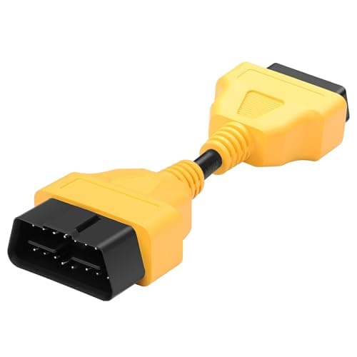 CERRXIAN OBD II OBD2 16Pin Male to Female Diagnostic Universal Convert Extension Cable Adapter (13cm/5.11inch)