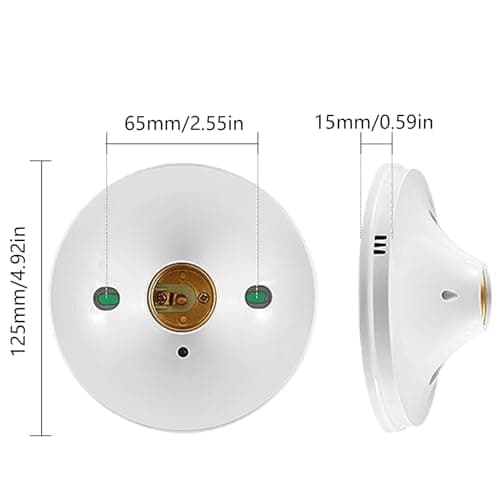 SueaLe Delay Switches Voice Controlled Light Stand E27 Lamp Base For 110-220V Lighting Fixture Meet Various Lighting Needs For Bathroom Warehouse — view 3