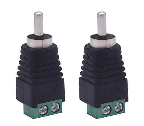 Iskueal Xwell RCA Male Screw Terminal Connector, Solderless for AV — view 6
