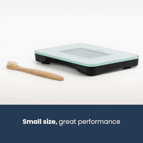 TANITA HD-386 World's Smallest Digital Bathroom Scale Easy To Travel Pearl White — view 6