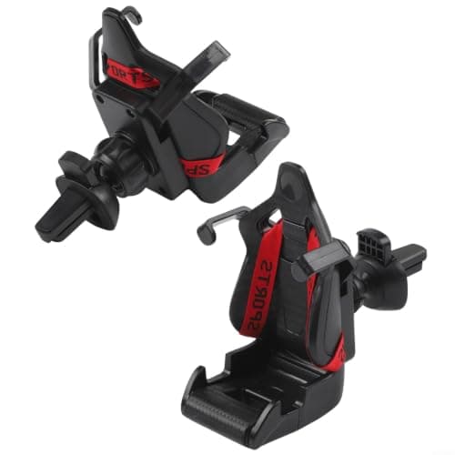 ABS Fabric Car Phone Mount Air Outlet Stable(red) — view 5