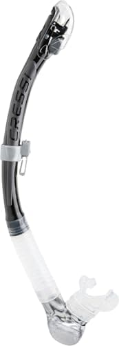 Cressi Unisex Ultra Dry/Epsilon Dry Spe - Ideal for Snorkelling Apnea and Diving, Black/Silver, One Size UK — view 3