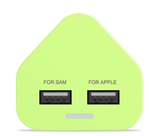 USB Plug Charger, Multi Port USB Charger Plug Adapter 2.1A Compatible with Nokia/Fire Tablet/Huaweii/iOSiPad/Kindle/Smart Watches/Motorola/Airpods/Samsung/iOSiPhone/HTC — view 2