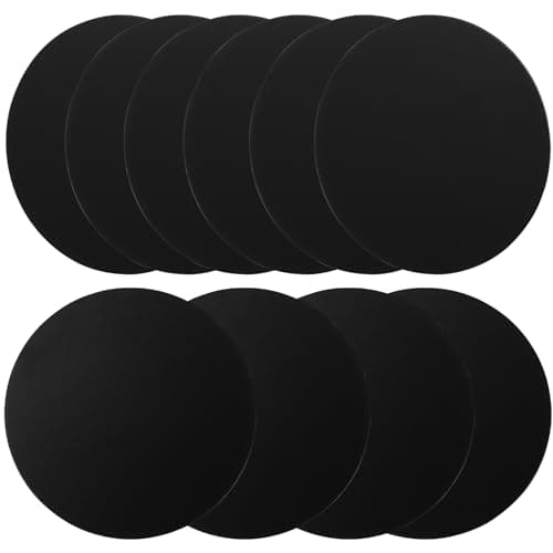UKCOCO 40 mm Magnetic Phone Plate 20-Pack, 0.08 In Ultra-Thin Self-Adhesive Metal Discs for Car Vent & Dashboard Mounts, Secure Hold for All Phones & Cases
