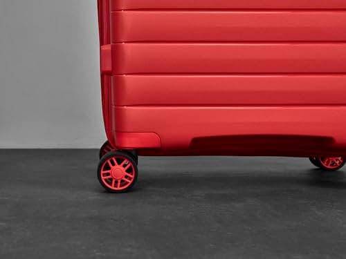 Rock Palma Small 32L Hard Shell Cabin Suitcase - Coral — view 6