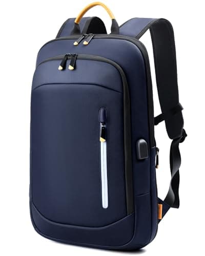 Lekespring Laptop Backpack for Men, 17.3 Inch Slim Business Travel Rucksack