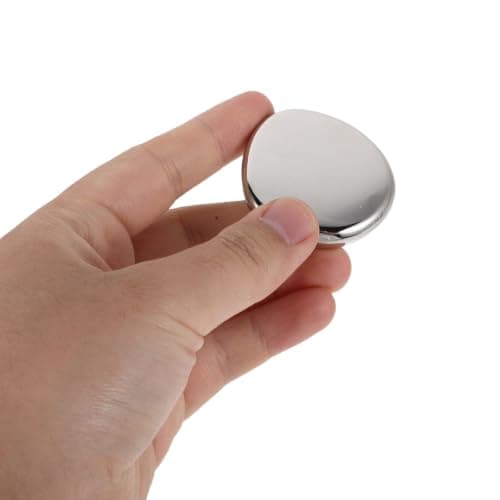 HOMOCONO Solid Perfume Travel Case with Rotation Lid, Aluminium Alloy Shell Shape Cosmetic Jar, 3g Balm Capacity, Lightweight Durability, Airtight Seal for Daily Commutes and Vanity Setups, — view 4