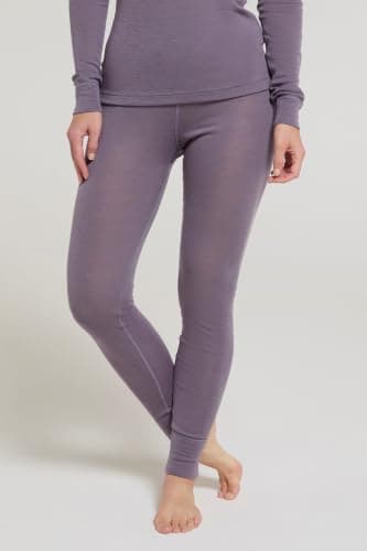 Mountain Warehouse Merino Womens Base Layer Pants Dusky Pu 12 — view 2