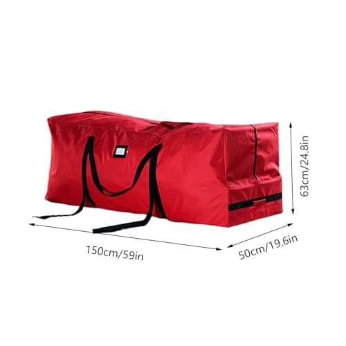 Christmas Tree Bag Waterproof Organizer with Wheels and Handles — view 6