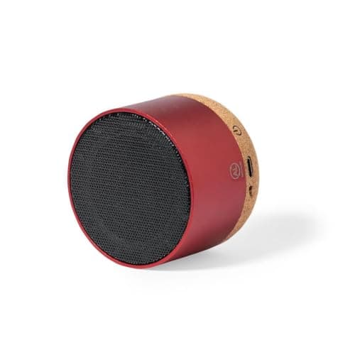 Sawfish Personalised Speaker Moore Bluetooth Speaker 3W with Recycled Aluminium & Cork Base | Wireless Bluetooth Portable Speaker — view 5