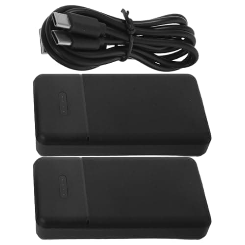 Portable Charger for Heated Gloves 2000mah Black Plastic Power Bank