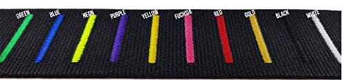 Personalised Luggage Strap with Name – Custom Embroidered Suitcase Belt 180cm x 5cm – Adjustable Travel Baggage Strap for Easy Identification – 100% Polypropylene Material (Black) — view 3
