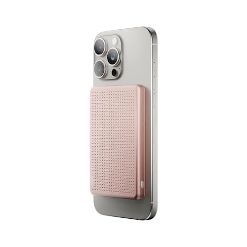 Native Union Active Power Bank | Magnetic - MagSafe Compatible 5000mAh 15W Portable Charger - USB-C Cable Included - for iPhone Air, 17, 17 Pro, 17 Pro Max, 17e, AirPods Pro 3 & More (Apricot) — view 2