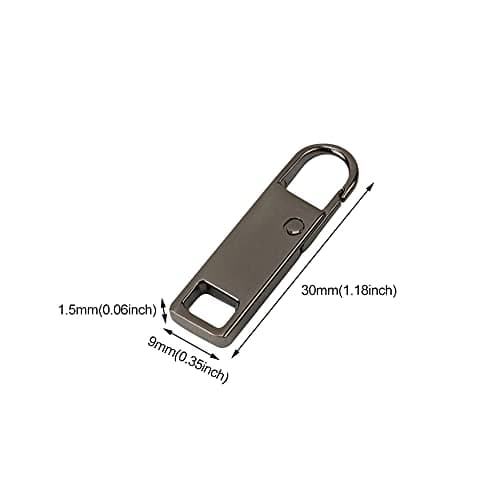 Faderr Zipper Repair Kit - 5pcs Zip Pullers, Zip Slider Pull Tab Replacement — view 2