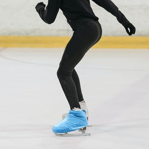 Blue Skate Boot Covers, Polyester Wear Resistant Protection for Skates — view 5